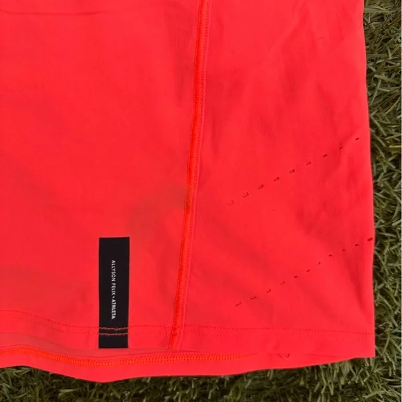 Athleta x Allyson Felix Womens Ultimate Legend Sleeveless Tank Top Neon Orange L - Picture 4 of 6